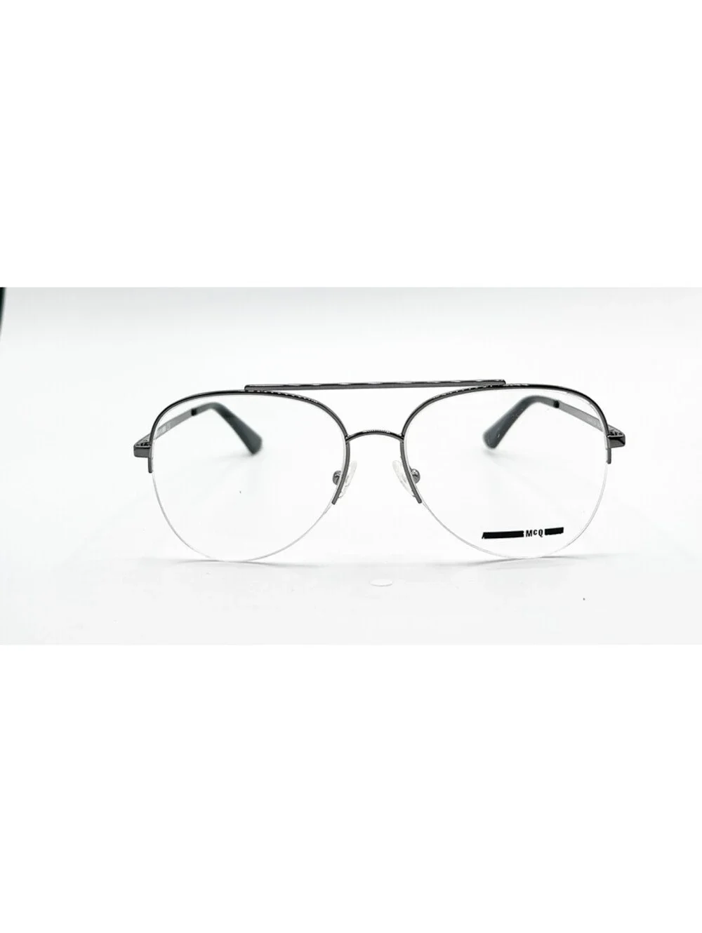 Mcq Mq0166O 001 Silver Authentic Eyeglasses 56-16-145